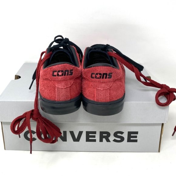 💖MEGA SALE💖Converse Louie Lopez Pro OX Low Top Red Suede Women Shoes 170714C - Picture 2 of 12